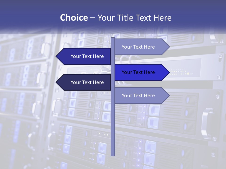 Server Rack PowerPoint Template