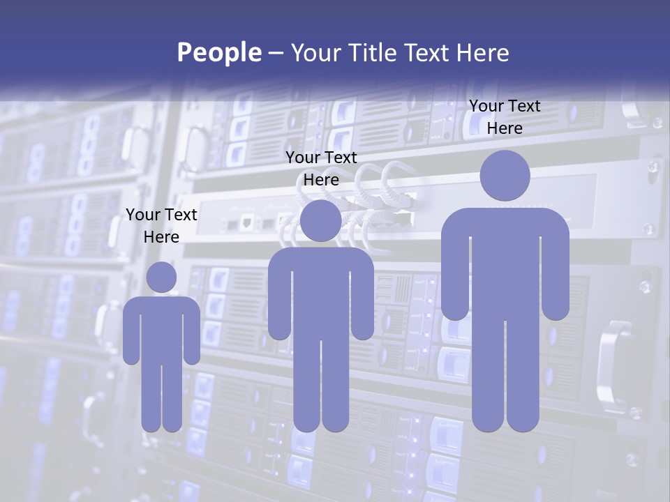 Server Rack PowerPoint Template