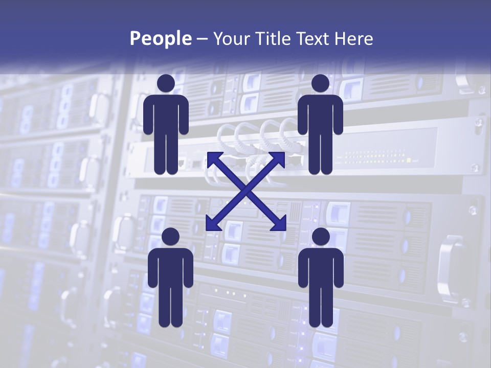 Server Rack PowerPoint Template