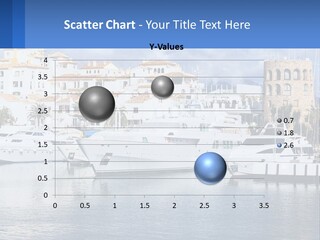Yachts At The Pier PowerPoint Template