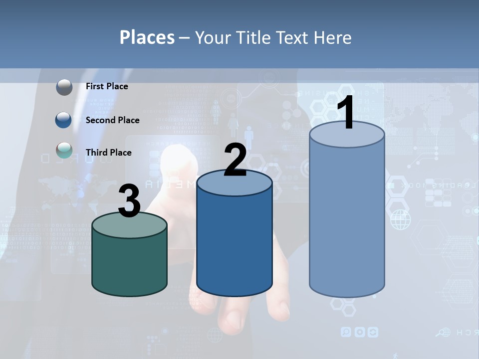 Finger Pressing PowerPoint Template