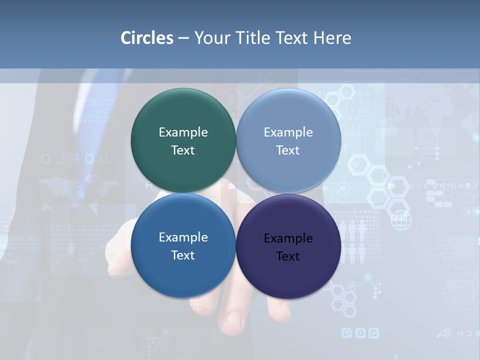 Finger Pressing PowerPoint Template