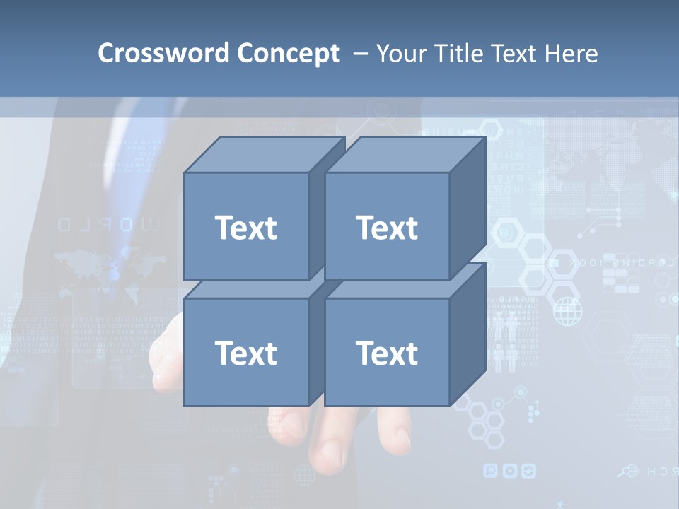 Finger Pressing PowerPoint Template