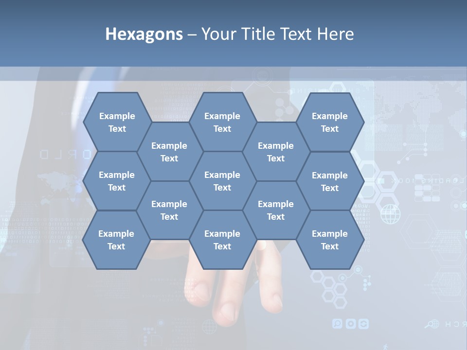 Finger Pressing PowerPoint Template