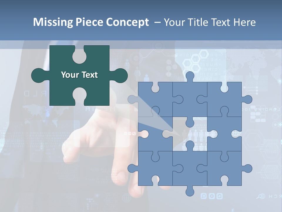 Finger Pressing PowerPoint Template