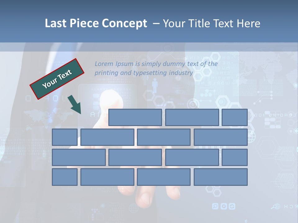 Finger Pressing PowerPoint Template