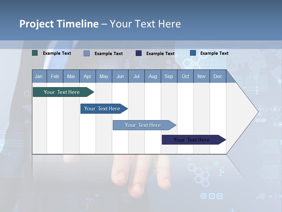 Finger Pressing PowerPoint Template