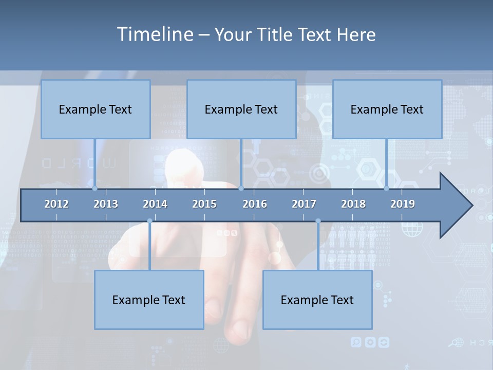 Finger Pressing PowerPoint Template