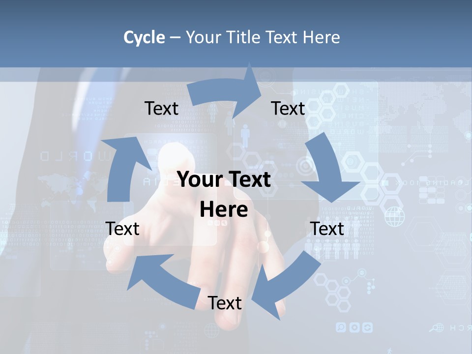 Finger Pressing PowerPoint Template
