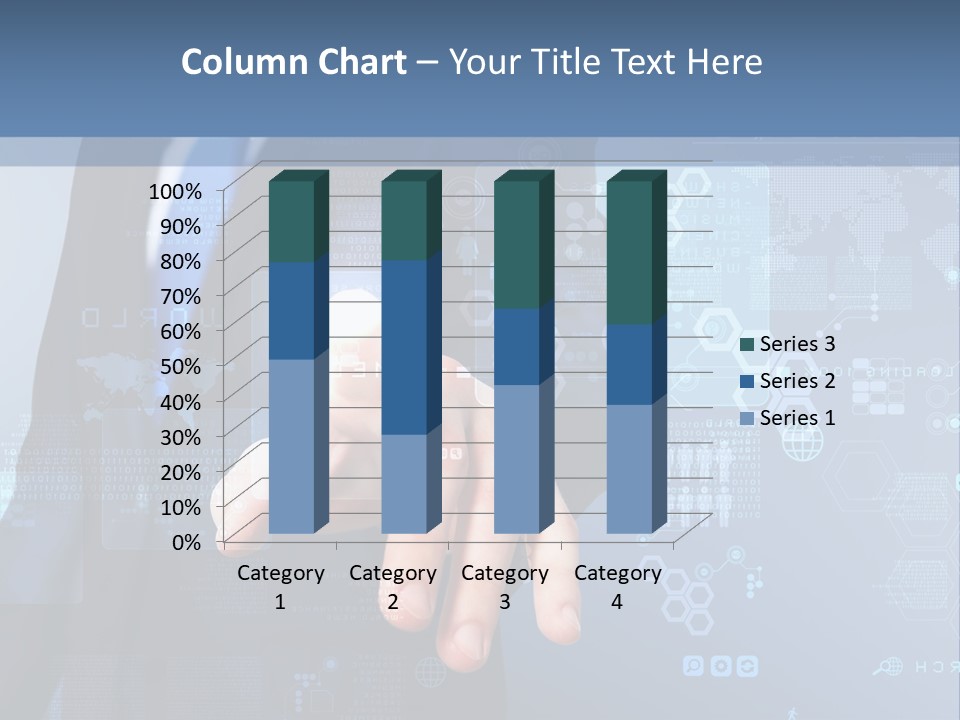 Finger Pressing PowerPoint Template
