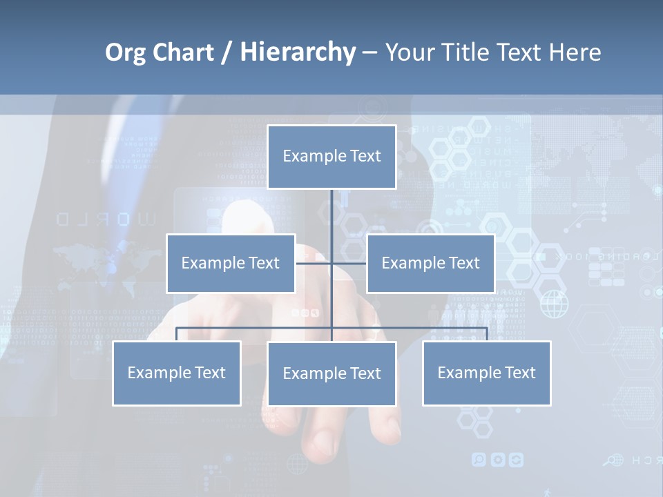 Finger Pressing PowerPoint Template