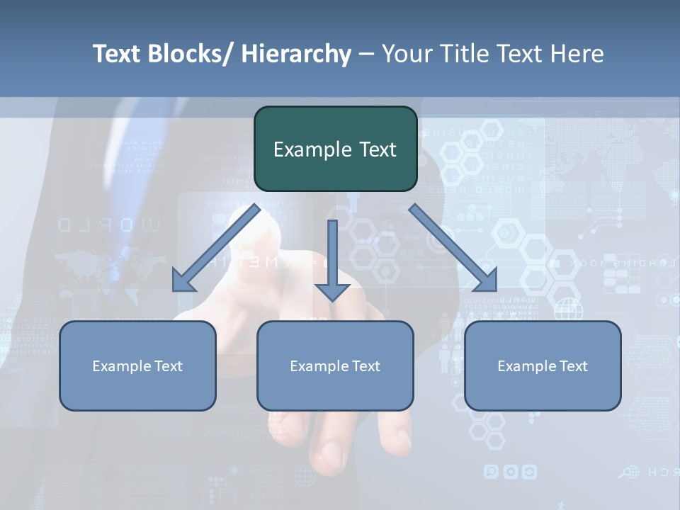 Finger Pressing PowerPoint Template
