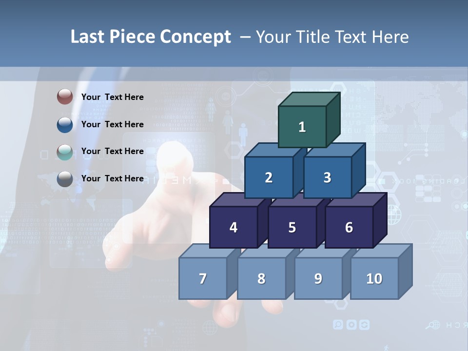 Finger Pressing PowerPoint Template