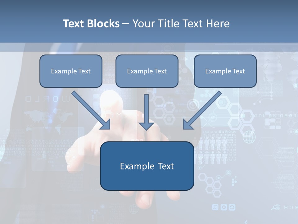 Finger Pressing PowerPoint Template