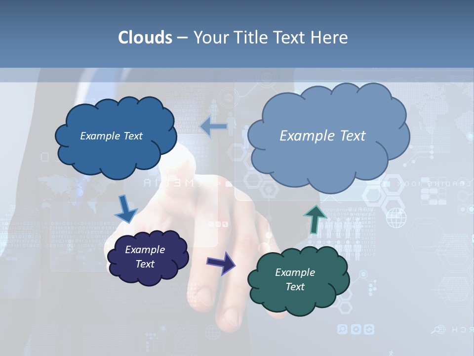 Finger Pressing PowerPoint Template