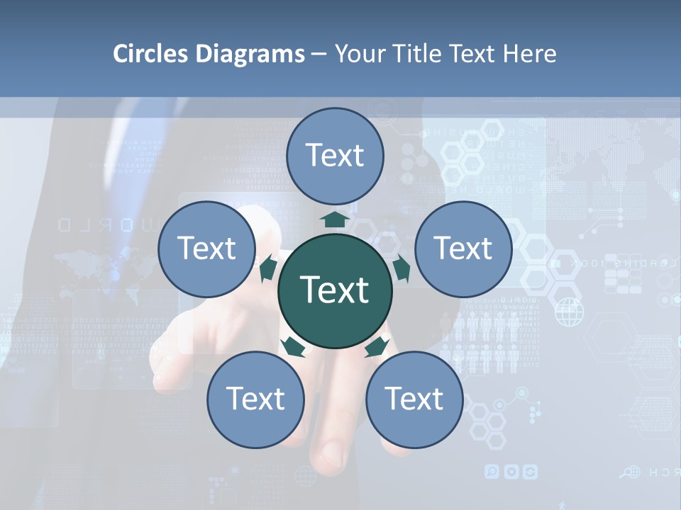 Finger Pressing PowerPoint Template