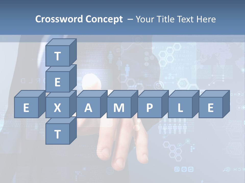 Finger Pressing PowerPoint Template
