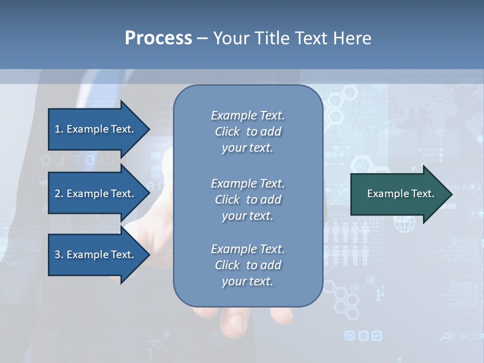 Finger Pressing PowerPoint Template