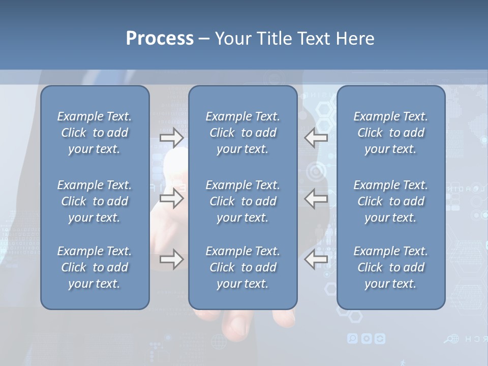 Finger Pressing PowerPoint Template
