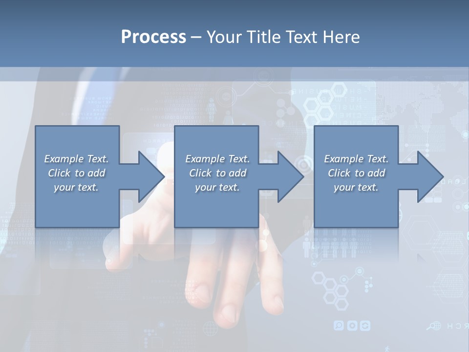 Finger Pressing PowerPoint Template