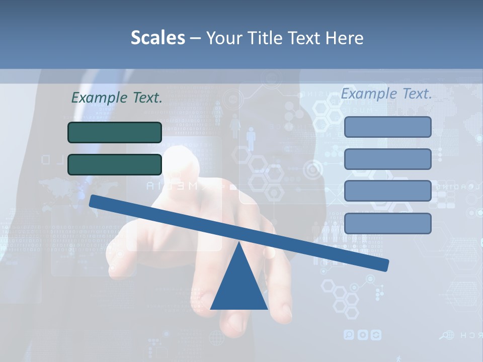 Finger Pressing PowerPoint Template