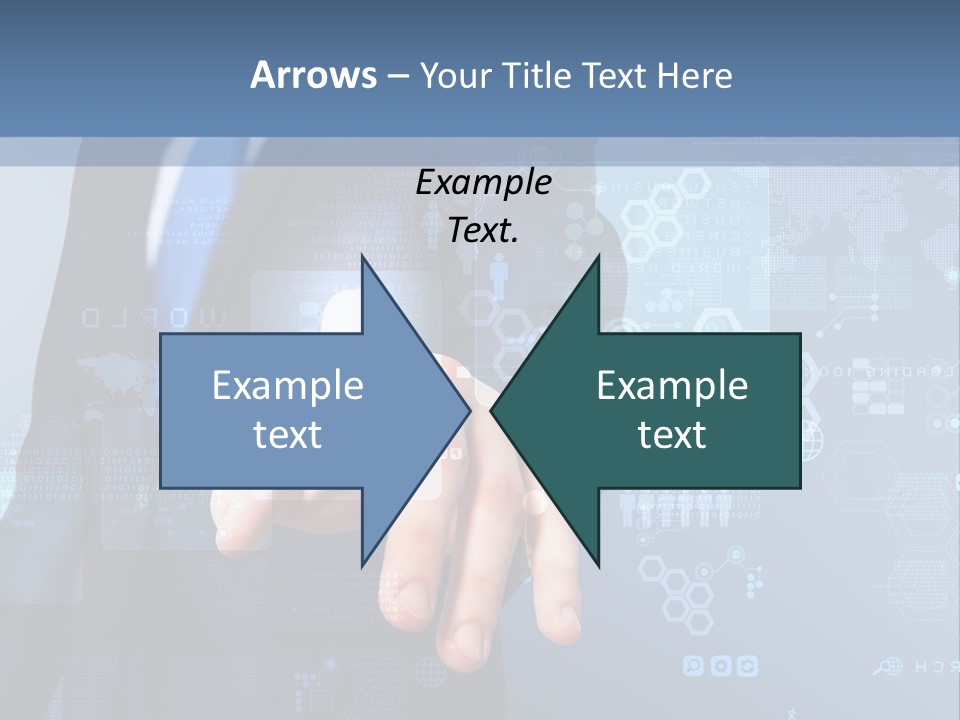 Finger Pressing PowerPoint Template