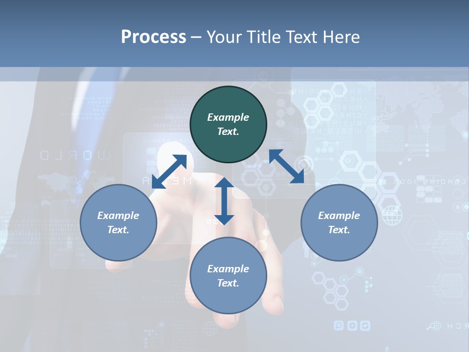 Finger Pressing PowerPoint Template