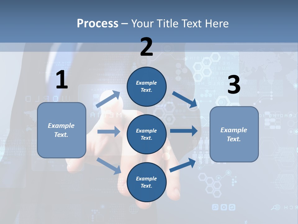 Finger Pressing PowerPoint Template