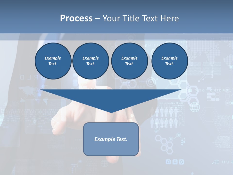 Finger Pressing PowerPoint Template