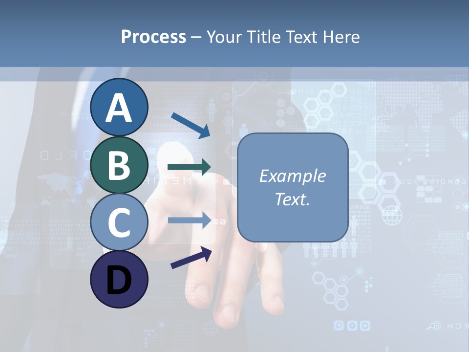 Finger Pressing PowerPoint Template