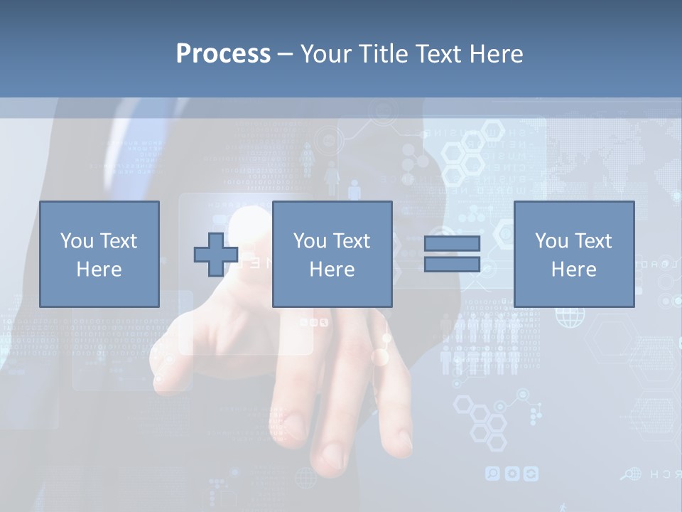 Finger Pressing PowerPoint Template