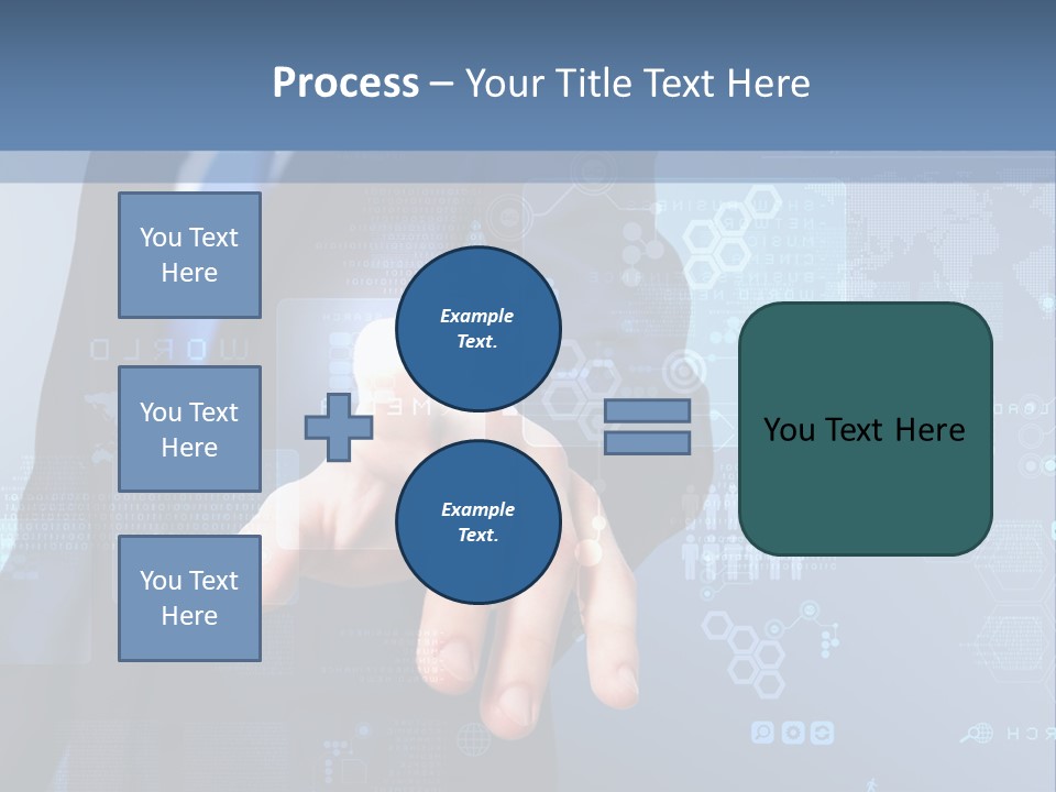 Finger Pressing PowerPoint Template