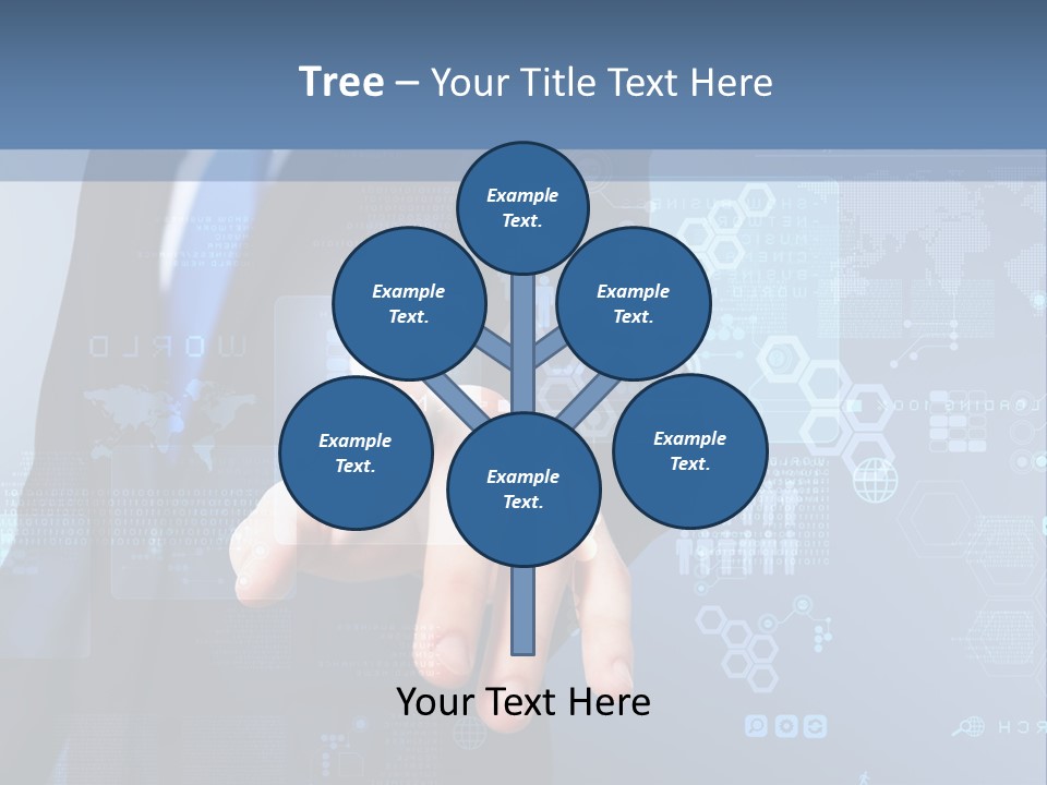 Finger Pressing PowerPoint Template