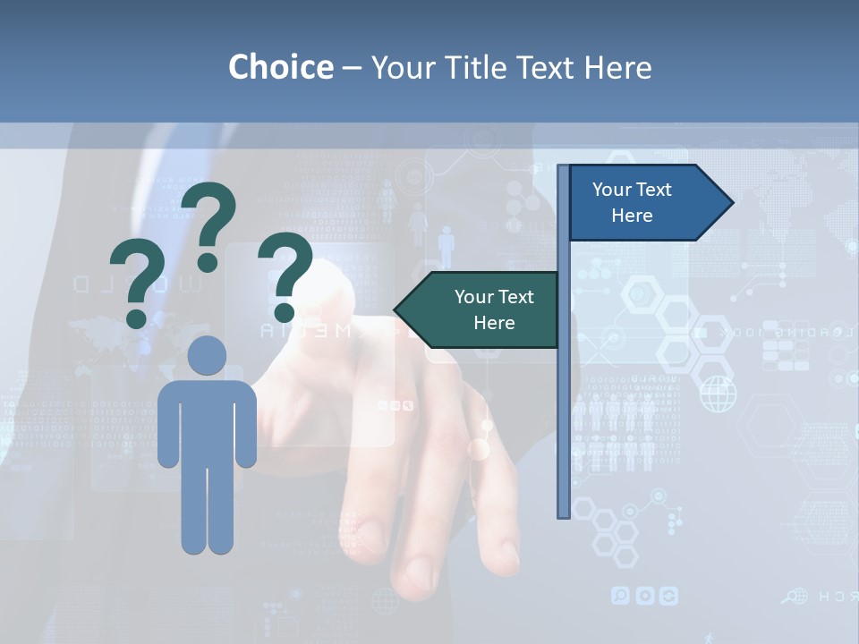 Finger Pressing PowerPoint Template