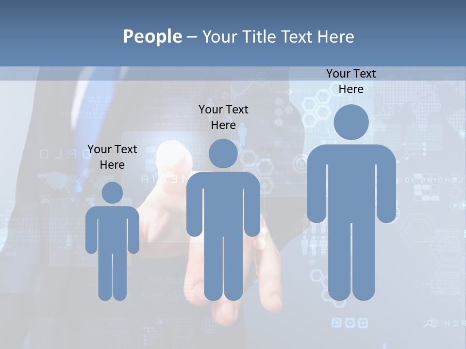 Finger Pressing PowerPoint Template