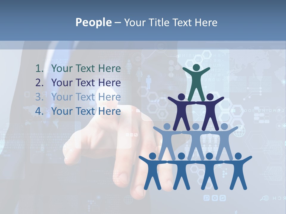 Finger Pressing PowerPoint Template