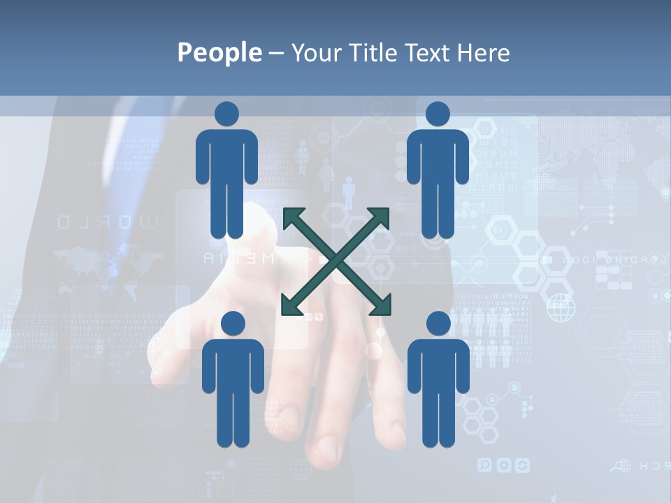 Finger Pressing PowerPoint Template