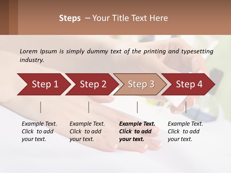 Paint Your Nails With Varnish PowerPoint Template