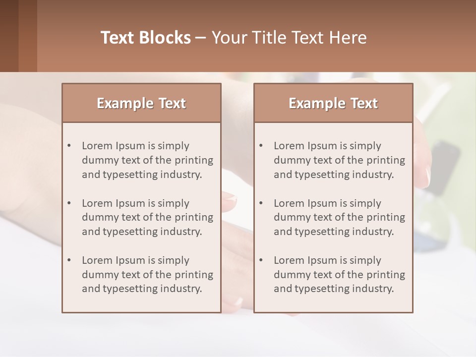 Paint Your Nails With Varnish PowerPoint Template
