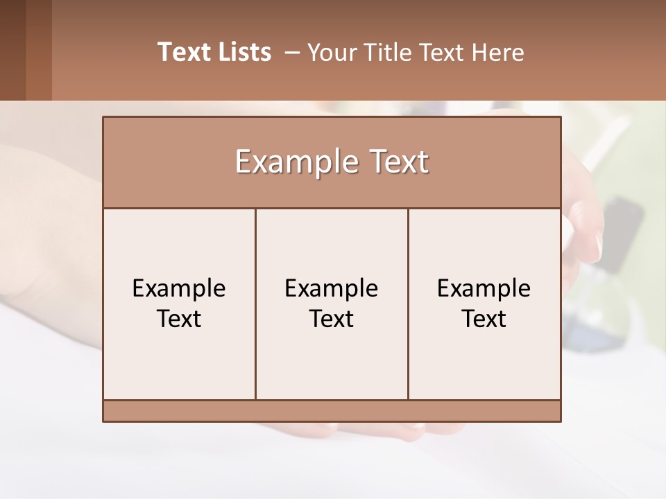 Paint Your Nails With Varnish PowerPoint Template