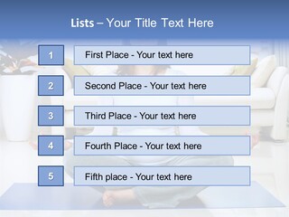 Woman Meditating PowerPoint Template