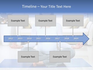 Woman Meditating PowerPoint Template