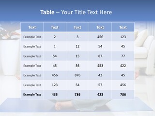 Woman Meditating PowerPoint Template