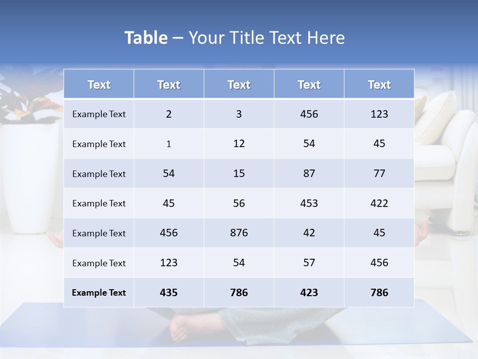 Woman Meditating PowerPoint Template