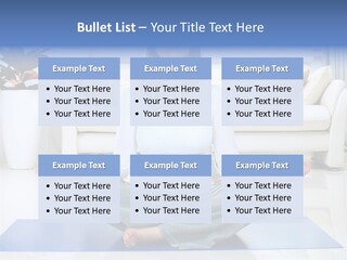 Woman Meditating PowerPoint Template