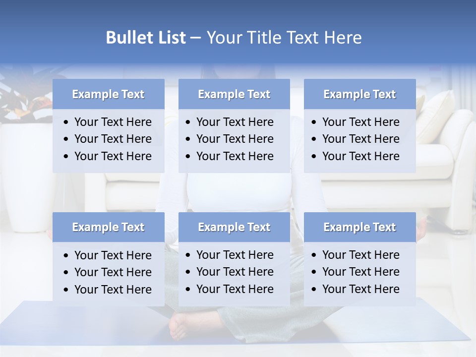 Woman Meditating PowerPoint Template