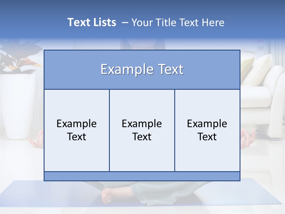 Woman Meditating PowerPoint Template
