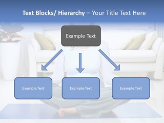 Woman Meditating PowerPoint Template