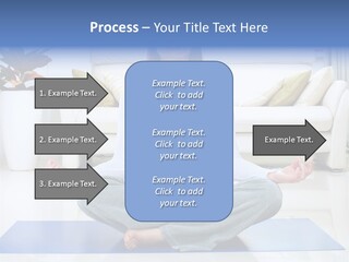 Woman Meditating PowerPoint Template