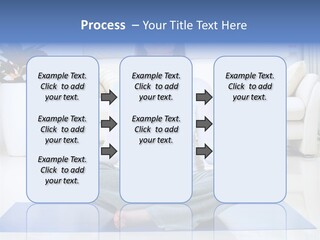 Woman Meditating PowerPoint Template